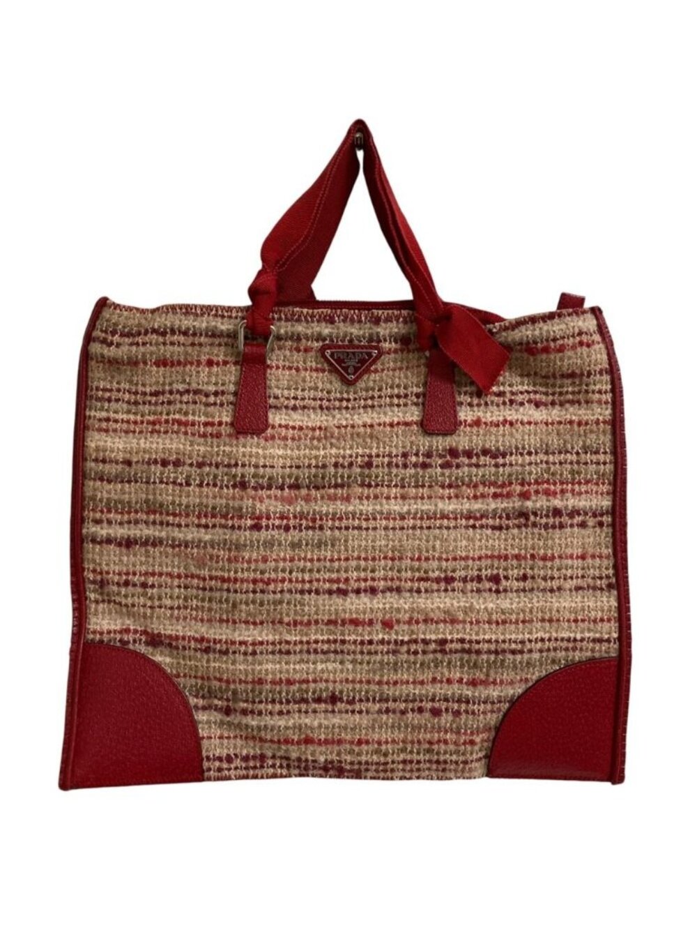 Prada Tweed Handbag
